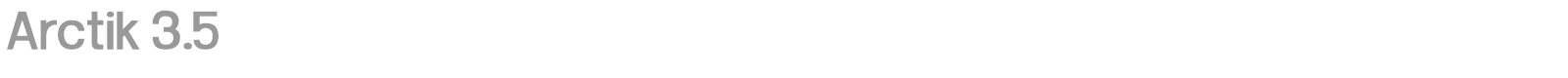Arctik 3 font preview